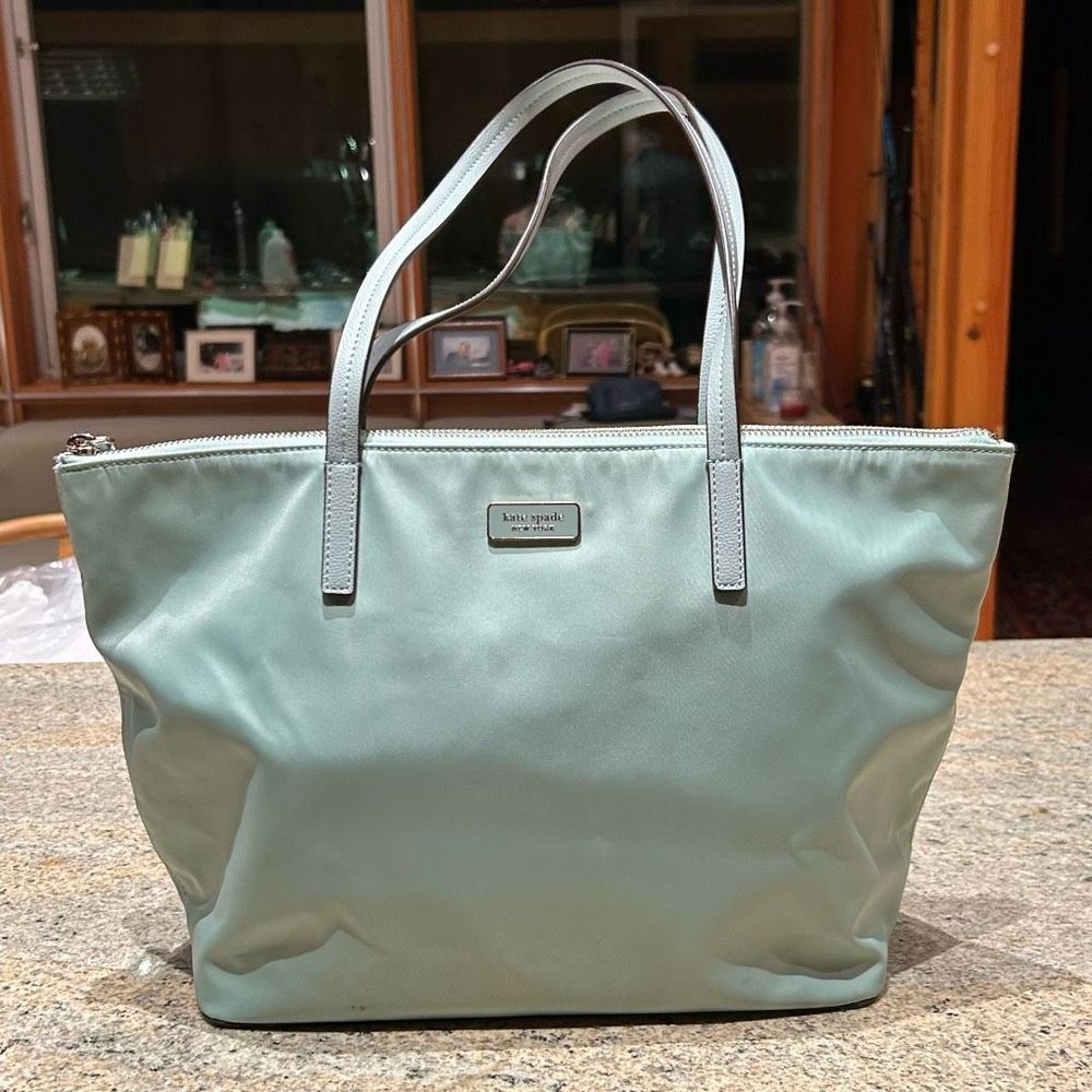 Kate Spade Mint Green Nylon Medium